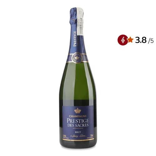 Prestige des Sacres Шампанське  Brut Prestige, 0,75 л (3445240715302) - зображення 1