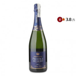   Prestige des Sacres Шампанське  Brut Prestige, 0,75 л (3445240715302)