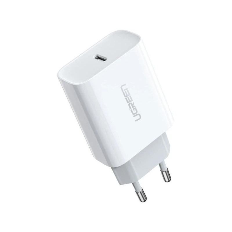 UGREEN CD127 30W Type-C PD Wall Charger White w/Type-C to Type-C cable (90472) - зображення 1