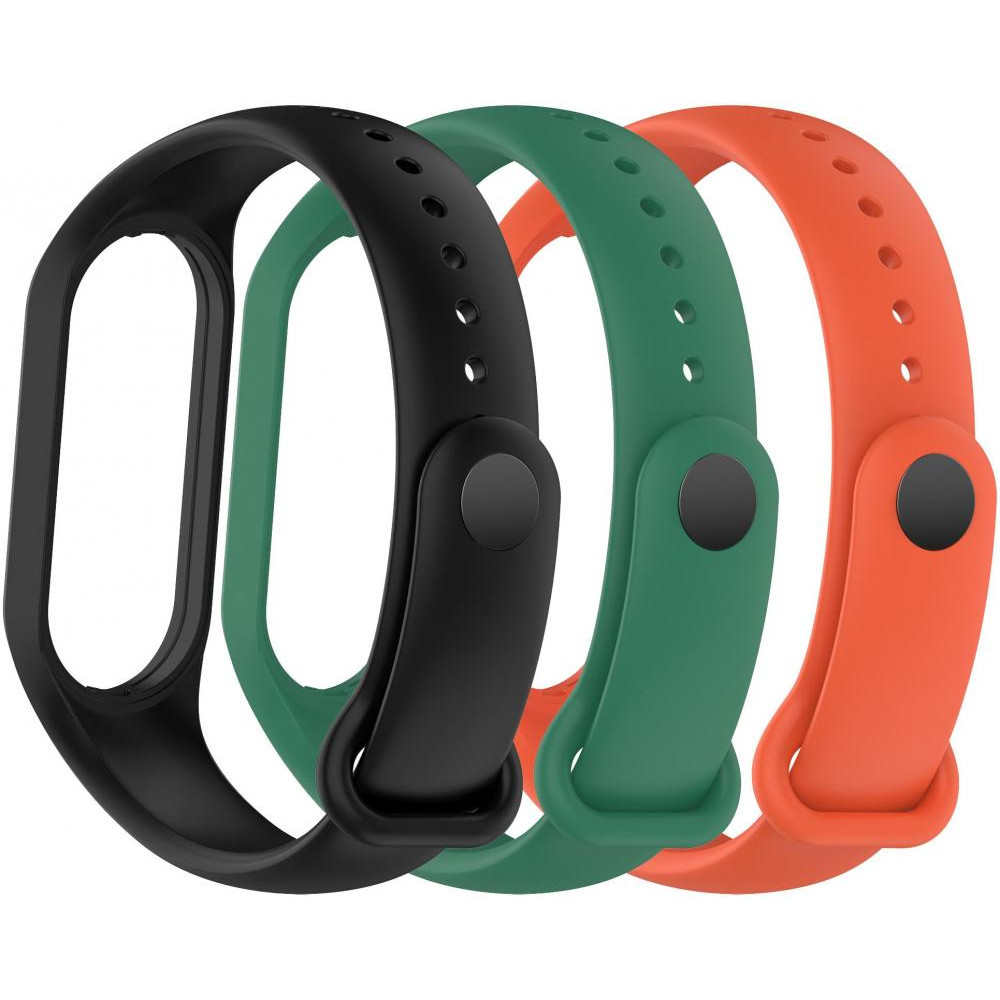 ArmorStandart Комплект ремінців  для Xiaomi Mi Smart Band 7/6/5 New Style 3 шт Basic (ARM75068) - зображення 1