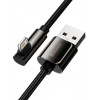 Baseus Legend Series Elbow Fast Charging Data Cable USB 1m Black (CALCS-01) - зображення 2