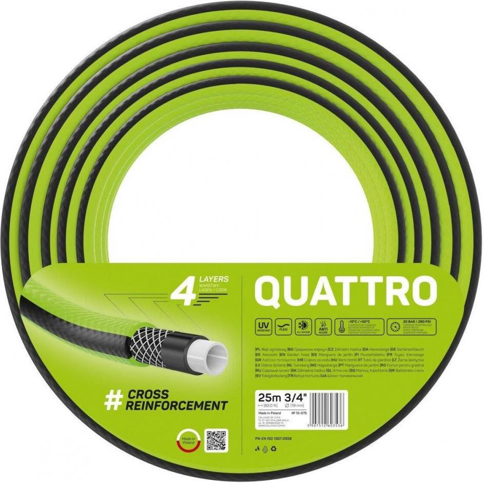 Cellfast Шланг поливочный Quattro 25 м 3/4” (10-075) - зображення 1