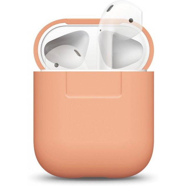 Elago Чехол  Silicone Case Peach for Airpods (EAPSC-PE) - зображення 1