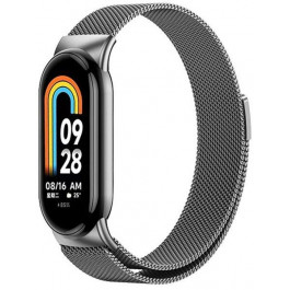   Drobak Ремінець  Milanese Loop для Xiaomi Mi Smart Band 8/9 Space Gray (191965)