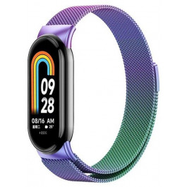   Drobak Ремінець  Milanese Loop для Xiaomi Mi Smart Band 8/9 Pride Rainbow (191966)