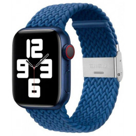   Drobak Ремінець  Braided Solo Loop для Apple Watch All Series 42/44/45/49 mm Atlantic Blue (898908)