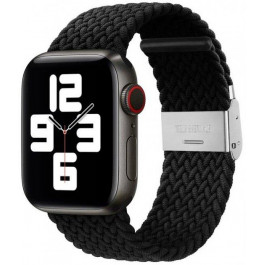   Drobak Ремінець  Braided Solo Loop для Apple Watch All Series 42/44/45/49 mm Black (898906)