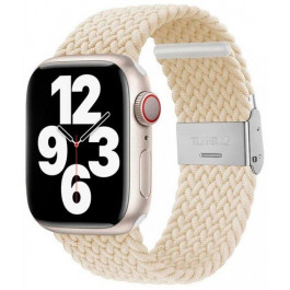   Drobak Ремінець  Braided Solo Loop для Apple Watch All Series 38/40/41 mm Starlight (191981)