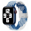 Drobak Ремінець  Braided Solo Loop для Apple Watch All Series 38/40/41 mm Blue White (191985) - зображення 1