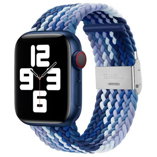 Drobak Ремінець  Braided Solo Loop для Apple Watch All Series 42/44/45/49 mm Blueberry (898917) - зображення 1