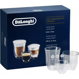   Delonghi Набор стаканов DLSC302 MIX 60/190/220 мл 6 шт