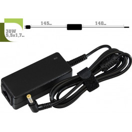   1StCharger для ноутбука Dell 19V 30W 1.58A 5.5х1.7мм + каб.пит. (AC1STDE30WC)