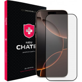   NEU Chatel Захисне скло  для iPhone 16 Pro Max (Black) (NEU3D16PMB)