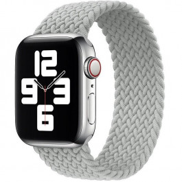   Drobak Ремінець  Braided Solo Loop для Apple Watch All Series 42/44/45/49 mm Pearl White (898913)