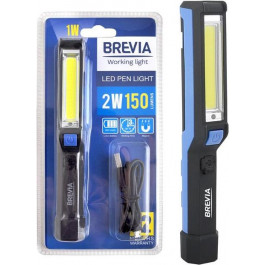   Brevia LED Pen Light 2W COB 1W LED 150lm 900mAh microUSB (11220)