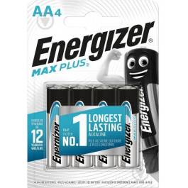   Energizer AA bat Alkaline 4шт Max Plus (E301323602)