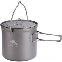   TOAKS Titanium 1100ml Pot with Bail Handle (POT-1100-BH)