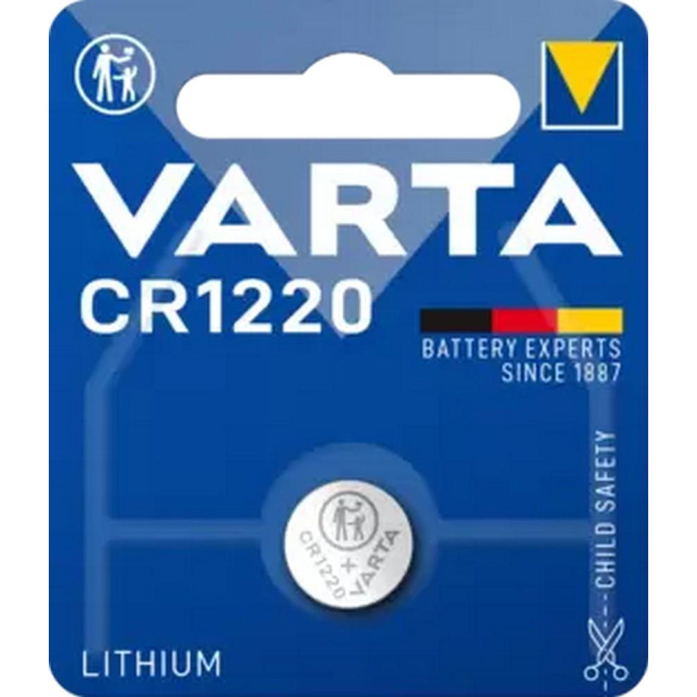 Varta CR-1220 bat(3B) Lithium 1шт (06220101401) - зображення 1