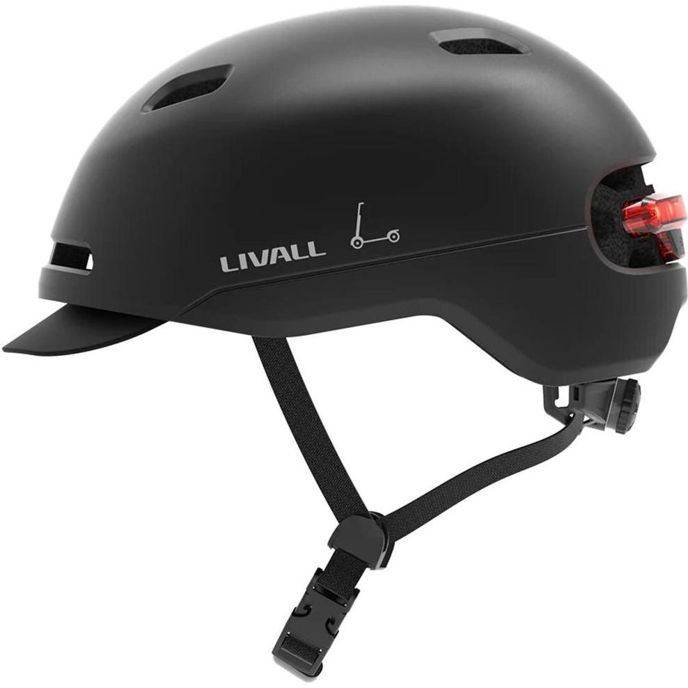 Livall Захисний шолом Livall C21 (L) Midnight Black - зображення 1