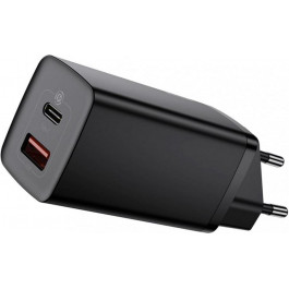   Baseus GaN2 Lite Quick Charger C+U 65W Black (CCGAN2L-B01)