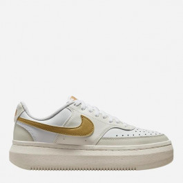   Nike Жіночі кеди низькі  Court Vision Alta DZ5394-100 36 (5.5US) 22.5 см White/Metallic Gold-Light Bone-S