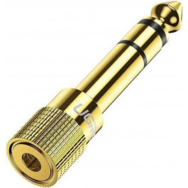   UGREEN jack 6.3 мм - mini-jack 3.5 мм Gold (20503)