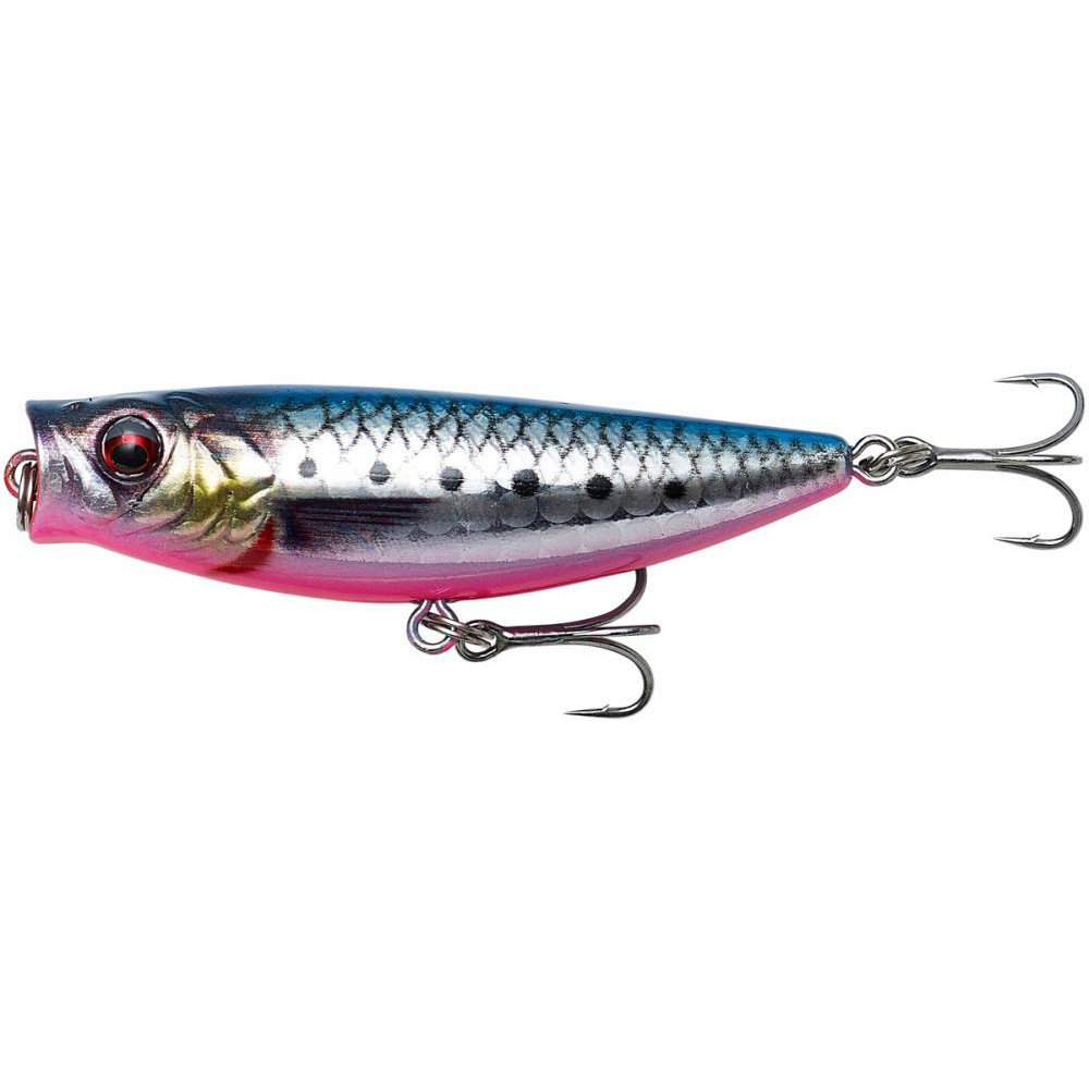 Savage Gear 3D Minnow Pop Walker 6.6cm / Pink Belly Sardine Php - зображення 1