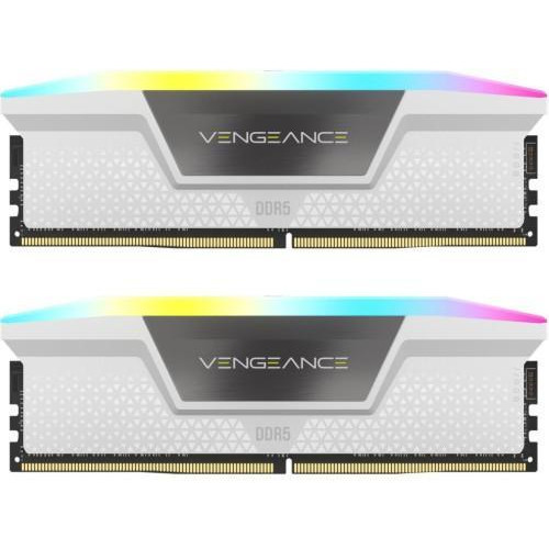 Corsair 32 GB (2x16GB) DDR5 6000 MHz Vengeance RGB (CMH32GX5M2E6000C36W) - зображення 1