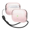 Elago Clear Case with Nylon Lanyard Lovely Pink for Airpods Pro 2nd Gen (EAPP2CL-BA+ROSTR-LPK) - зображення 1