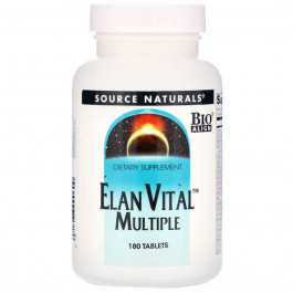   Source Naturals Мультивитамины, Elan Vital Multiple, Source Naturals, 180 таблеток