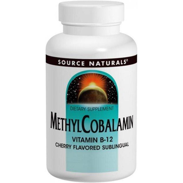 Source Naturals Метилкобаламин (12) 5 мг, Вкус Вишни, , 60 таблеток для рассасывания - зображення 1