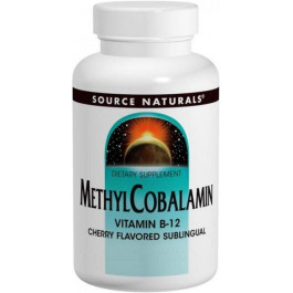   Source Naturals Метилкобаламин (12) 5 мг, Вкус Вишни, , 60 таблеток для рассасывания