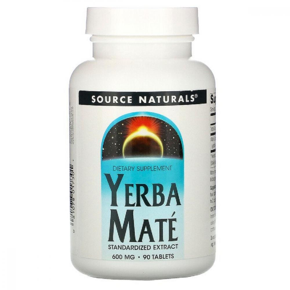 Source Naturals Падуб Парагвайський  600 мг 90 таб (SN1730) - зображення 1