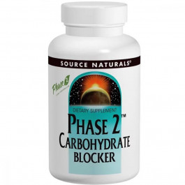   Source Naturals Біла Квасоля Фаза 2, 500 мг, Phase 2 Carbohydrate Blocker, 30 таблеток (SN1559)