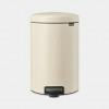 Brabantia Бак для сміття  PEDAL BIN NEWICON, об'єм 20 л, бежевий (149948) - зображення 1