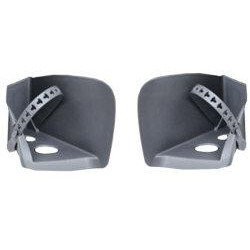   Polisport Footrests + Straps, silver (8632100002)