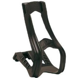   Zefal Туклипсы  ToeClip Christophe (0430) пласт. тип MTB, под ремешки, черные S/M