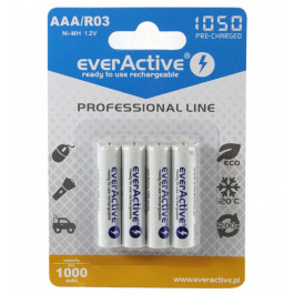   everActive AAA 1050mAh NiMh 4шт Professional Line EVHRL03-1050