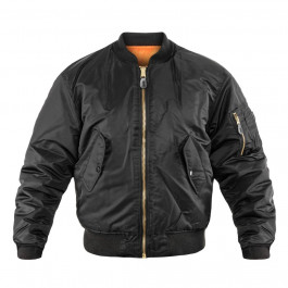   Mil-Tec Куртка Бомбер льотна US BASIC MA1® FLIGHT JACKET Чорна XXL (10402002-906)