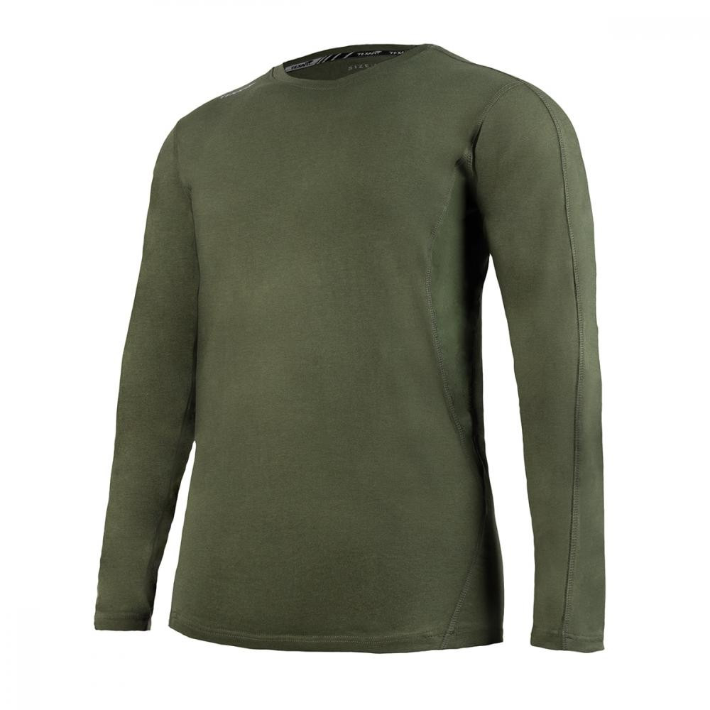 Texar Термофутболка  Base Layer Longsleeve - Olive S - зображення 1