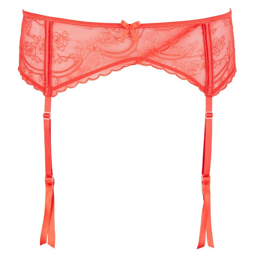 Cottelli Basic Suspender Belt, Red (4024144268047) - зображення 1