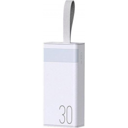   REMAX Chinen Series 20W+22.5W Fast Charging Power Bank with LED Light 30000mAh RPP-320 White