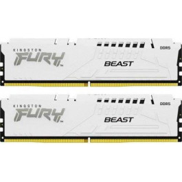   Kingston FURY 64 GB (2x32GB) DDR5 6400 MHz Beast White (KF564C32BWK2-64)