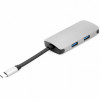 PowerPlant USB-C-2хUSB3.0, HDMI, RJ45, USB-C (CA911691) - зображення 1