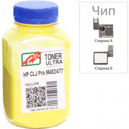   AHK Тонер + чип для HP CLJ Pro M452/477 бутль 100г Yellow (3203130)