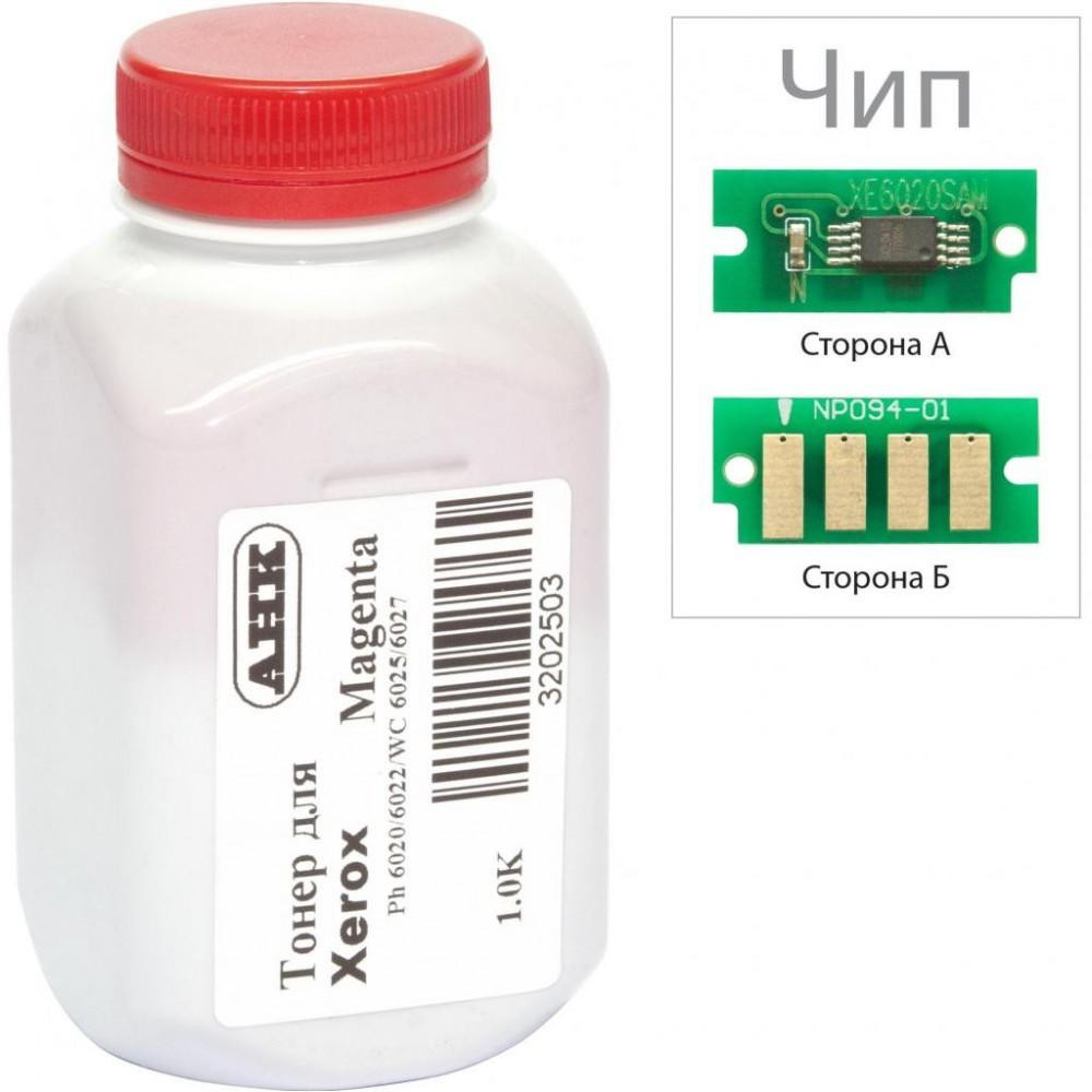 AHK Тонер + чип для Xerox Phaser 6020/6022 WC 6025 30 г Magenta (3202501) - зображення 1