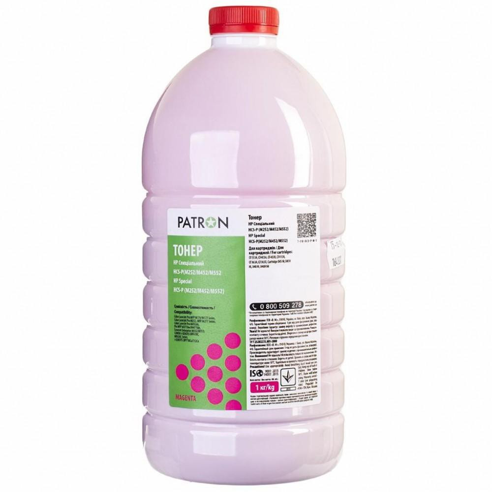 Patron HP Специальный HCS-P M252/M452/M552 Magenta Флакон 1кг (PN-HCS-P-M-1) - зображення 1