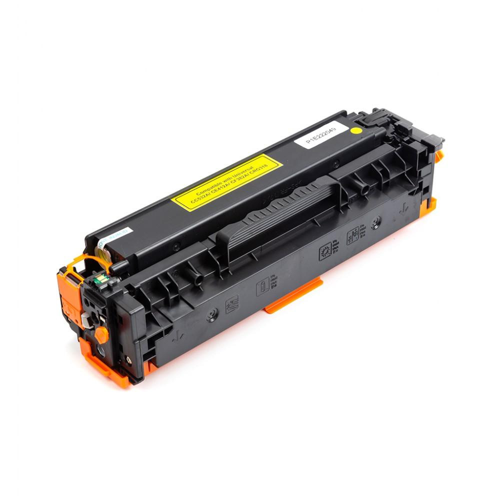 PowerPlant Картридж HP Color LaserJet CP2020 Yellow CC532A/CE412A с чипом (PP-CC532A) - зображення 1