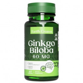   Earth's Creation Гинкго билоба Ginkgo Biloba 60mg 60 caps