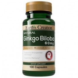   Earth's Creation Ginkgo Biloba 120 mg 60 cap